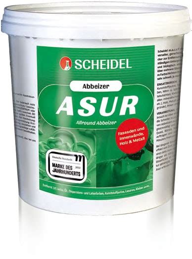 scheidel asur allround abbeizer|Scheidel Asur Allround Paint Stripper, 1 l